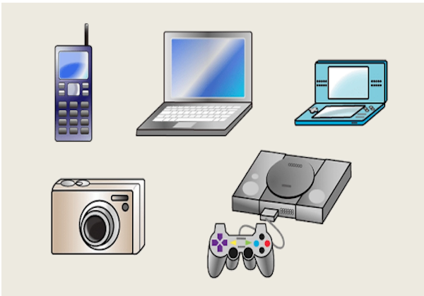 使用済み小型家電のリサイクル　お住まいの市町村の分別ルールに従い、正しくリサイクルを